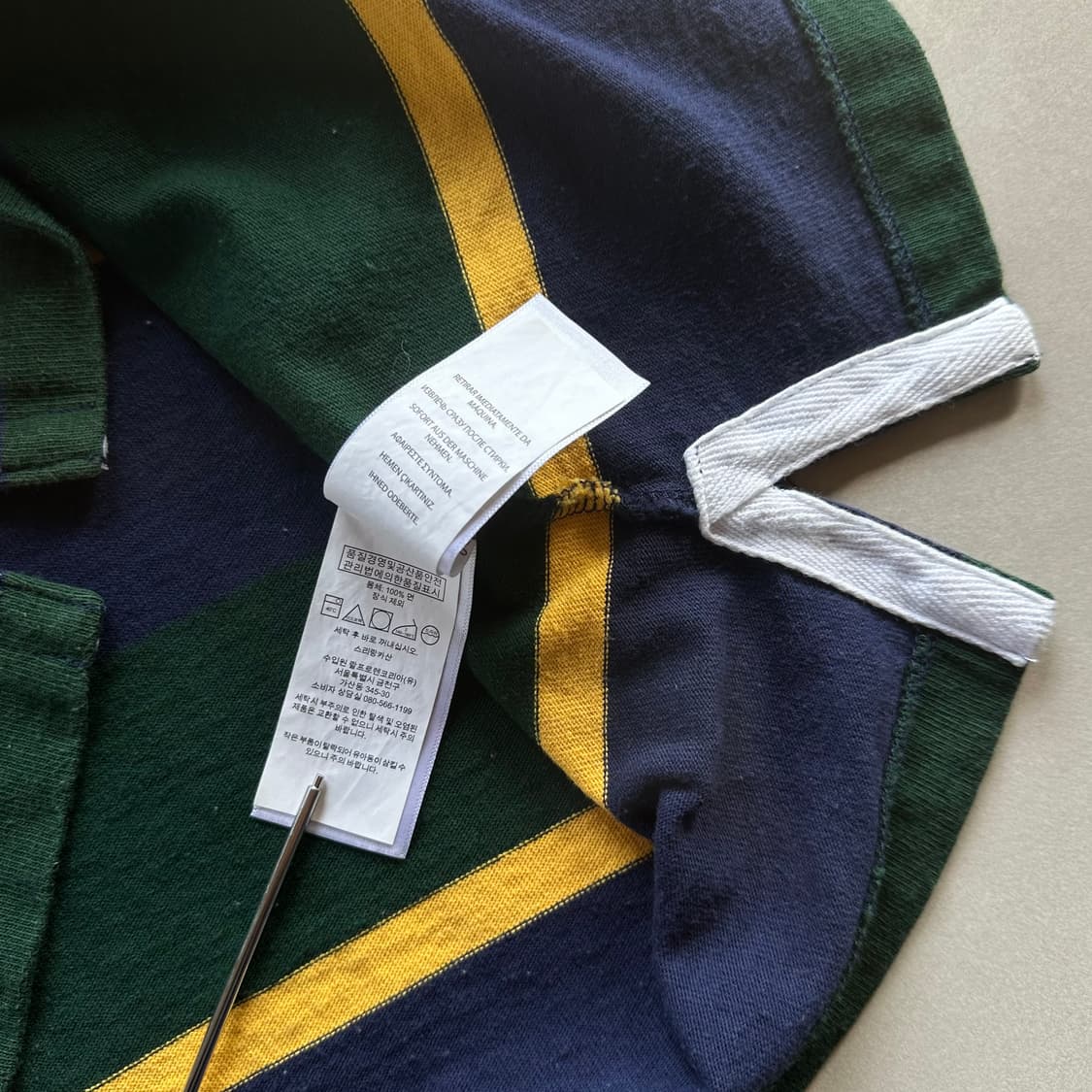 [L]폴로 랄프로렌 아이코닉 럭비 티셔츠 상품이미지8