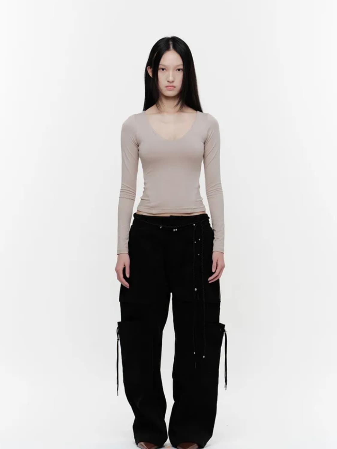 2000아카이브스 v neck contour t 상품이미지2