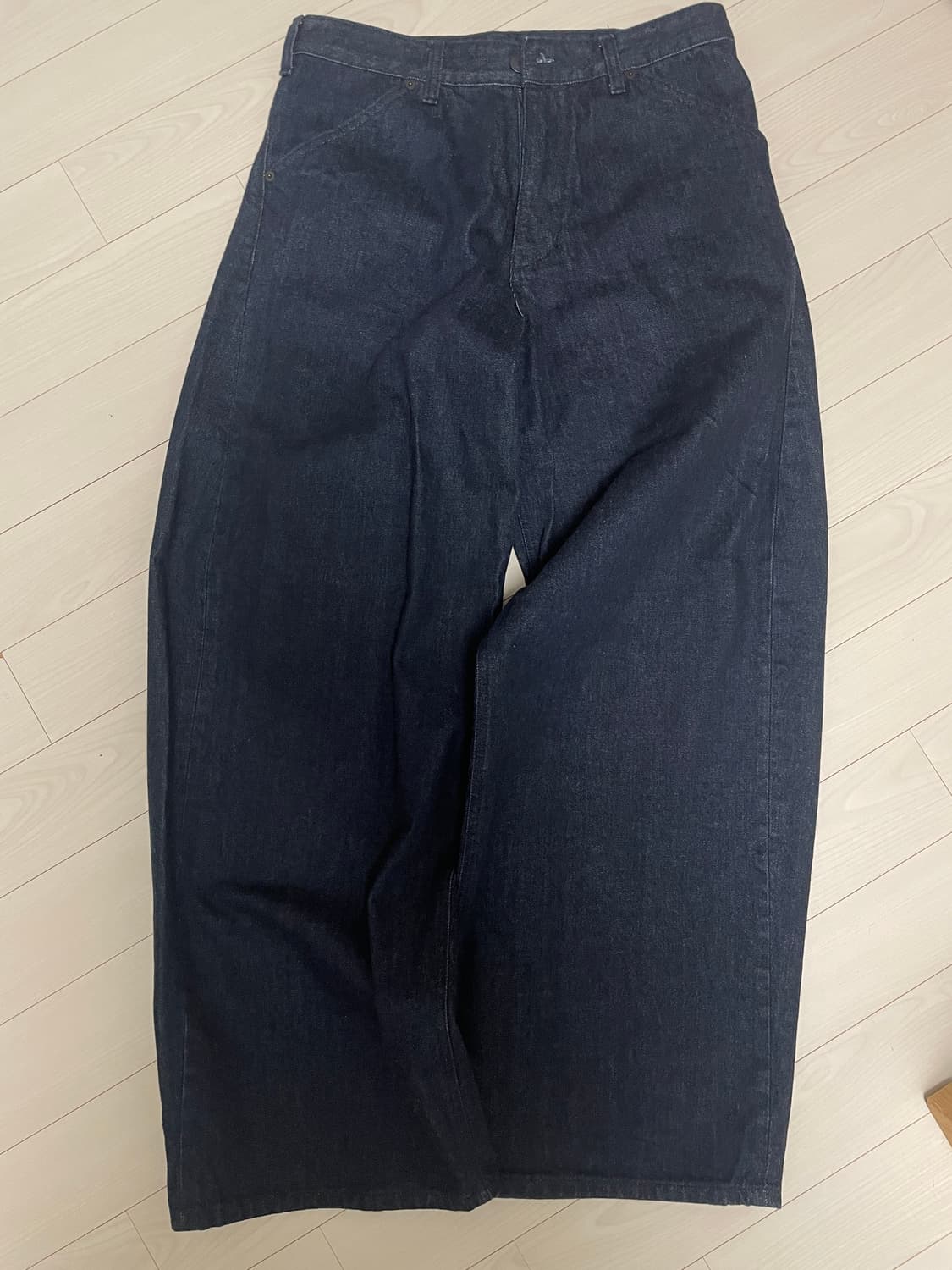 해칭룸 와이드 커브진 인디고 상품이미지1