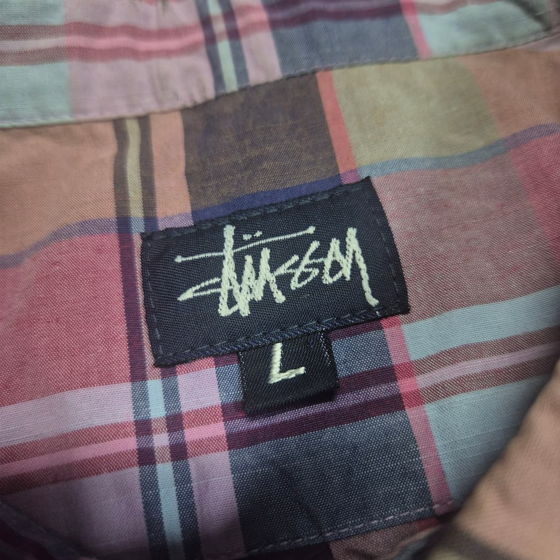 [L]00s 스투시 체크셔츠 -A105 상품이미지4