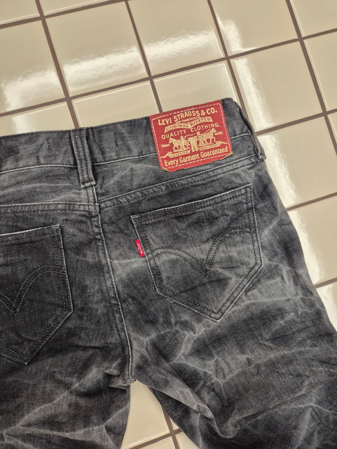 리바이스 511 블랙 데님 팬츠 상품이미지5