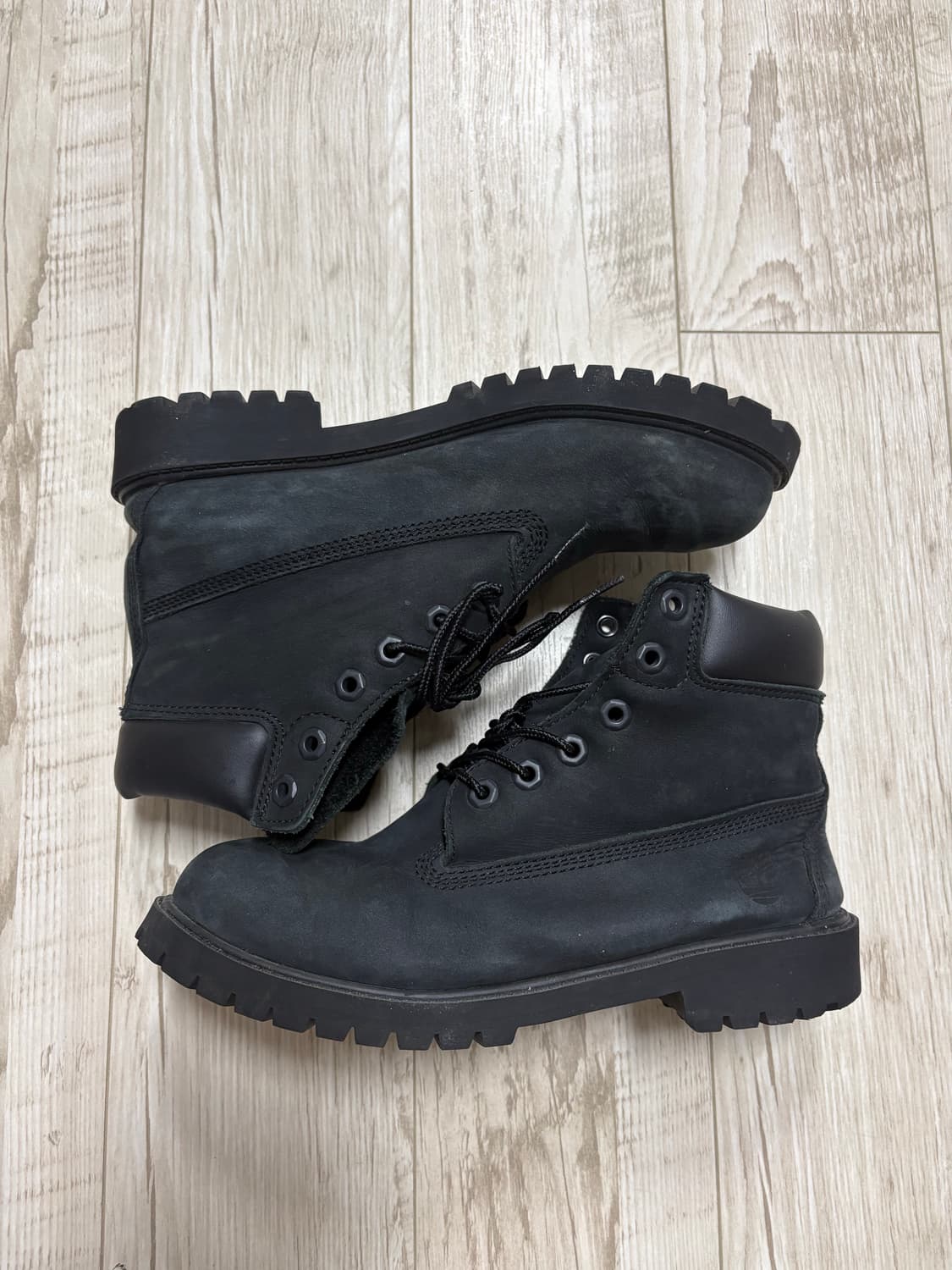 팀버랜드 6인치 워커 부츠 245 블랙 상품이미지2