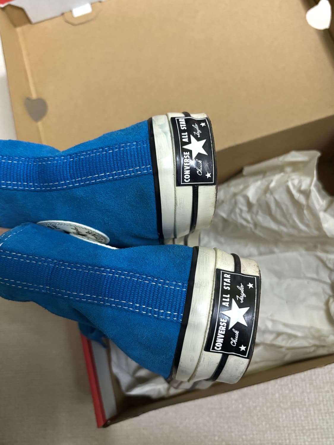 컨버스 척 70 하이 임페리얼 블루 (250) 상품이미지4