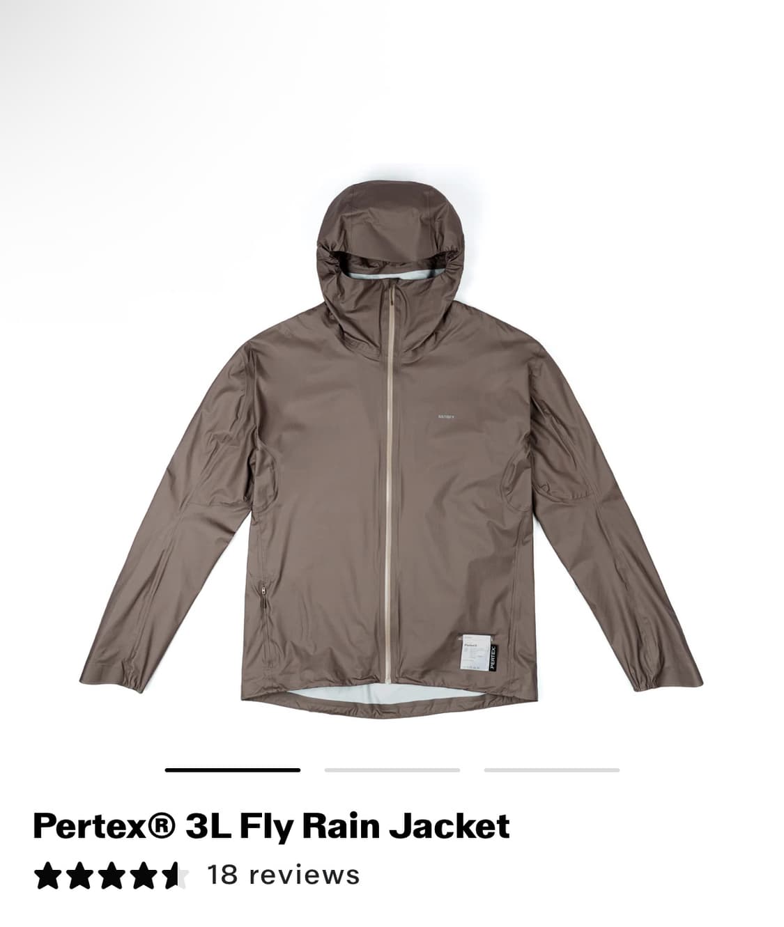 새티스파이 Pertex 3L Fly Rain 자켓 - Falcon 상품이미지1