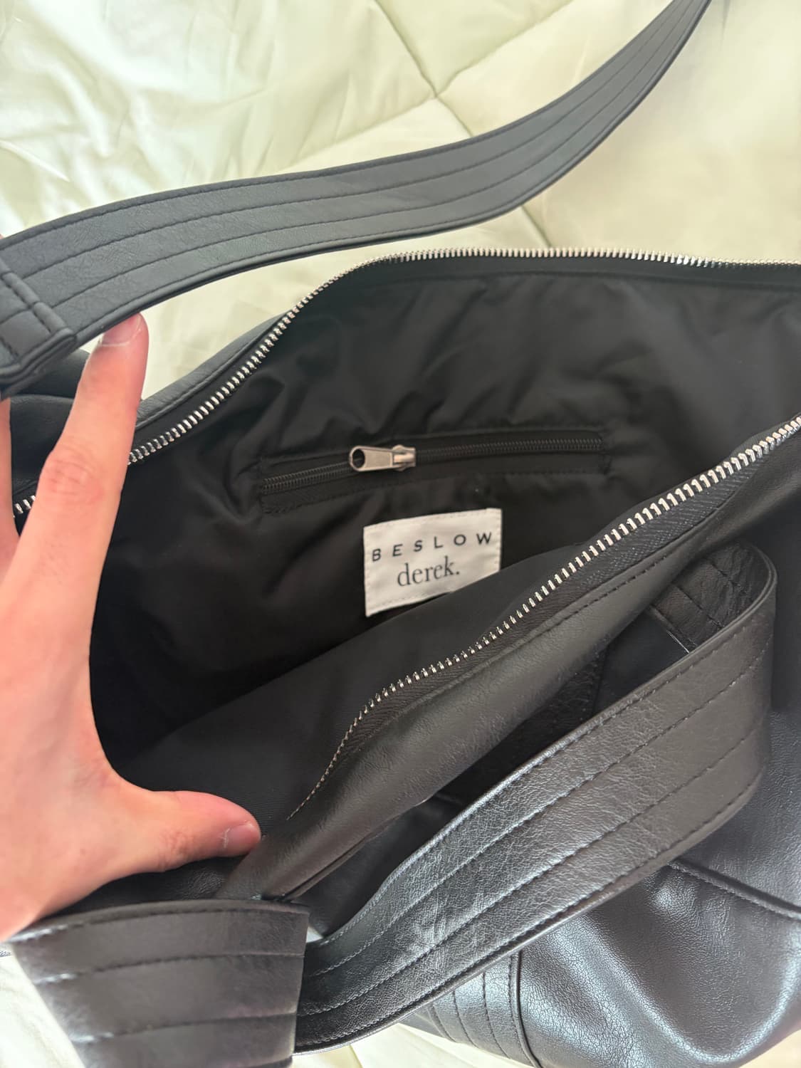 비슬로우X데릭 BOWLING BAG BLACK 상품이미지9