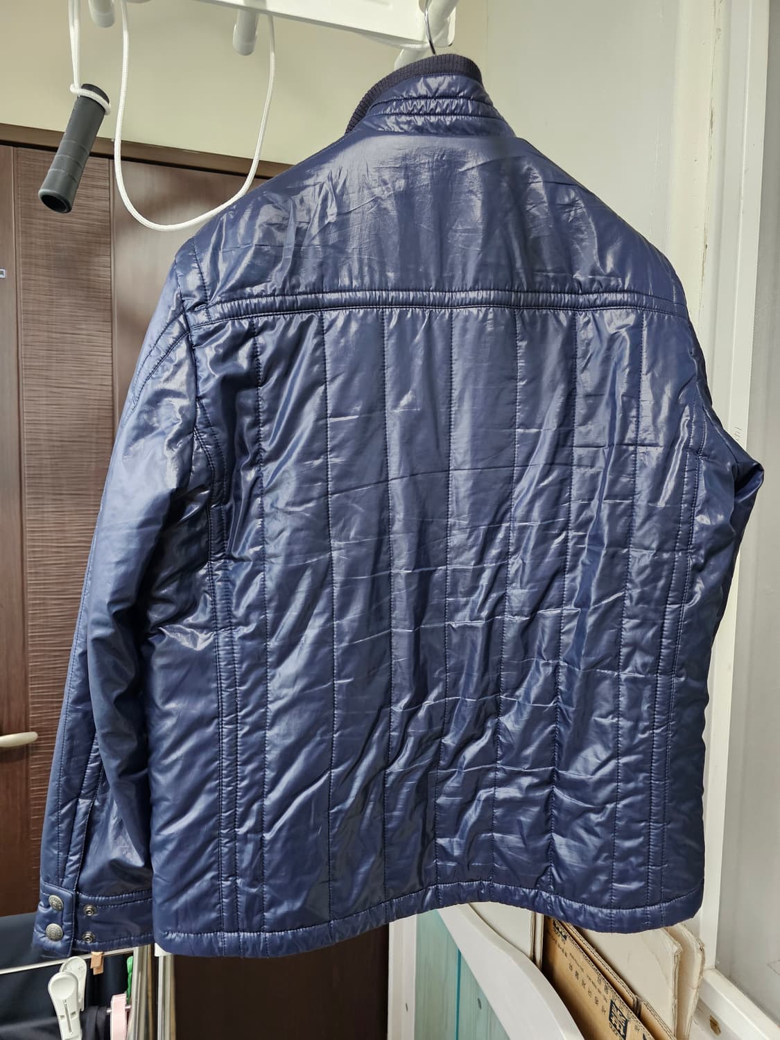 아카이브 빈티지 빈폴 퀼팅 경량 자켓 네이비 100 팔아요 상품이미지6