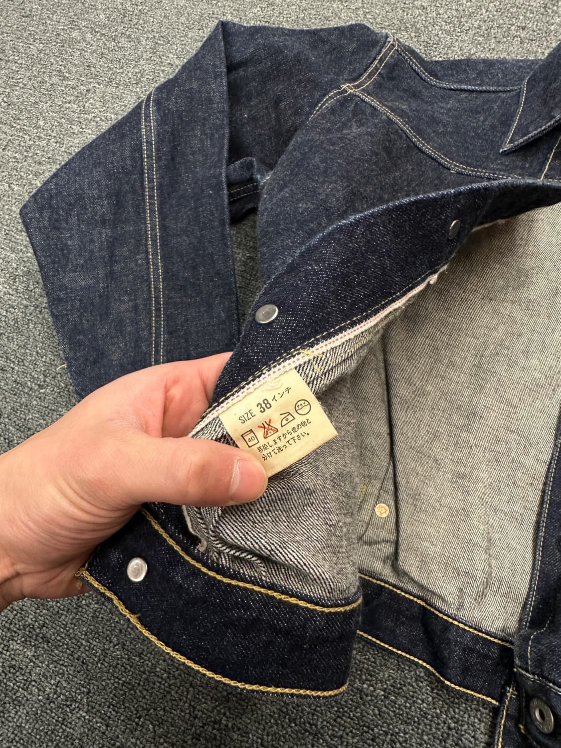 리바이스 71506 Type-1 인디고 데님자켓 38 상품이미지7