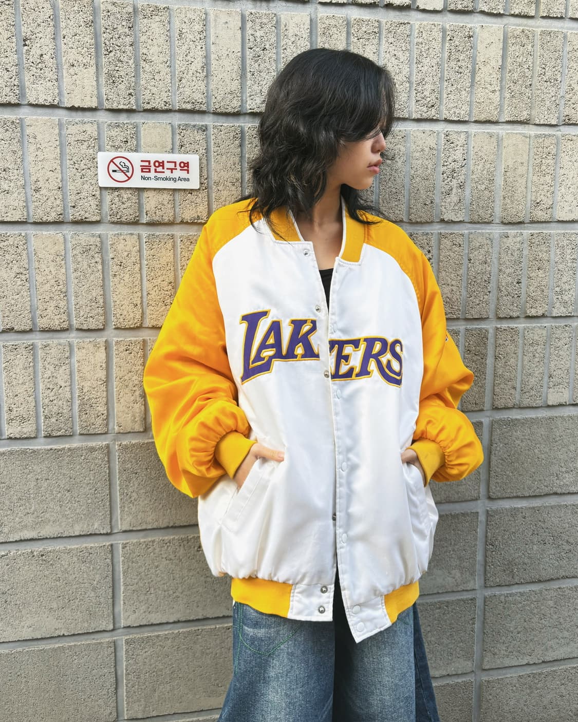 NBA 레이커즈 오버핏 자켓 상품이미지4