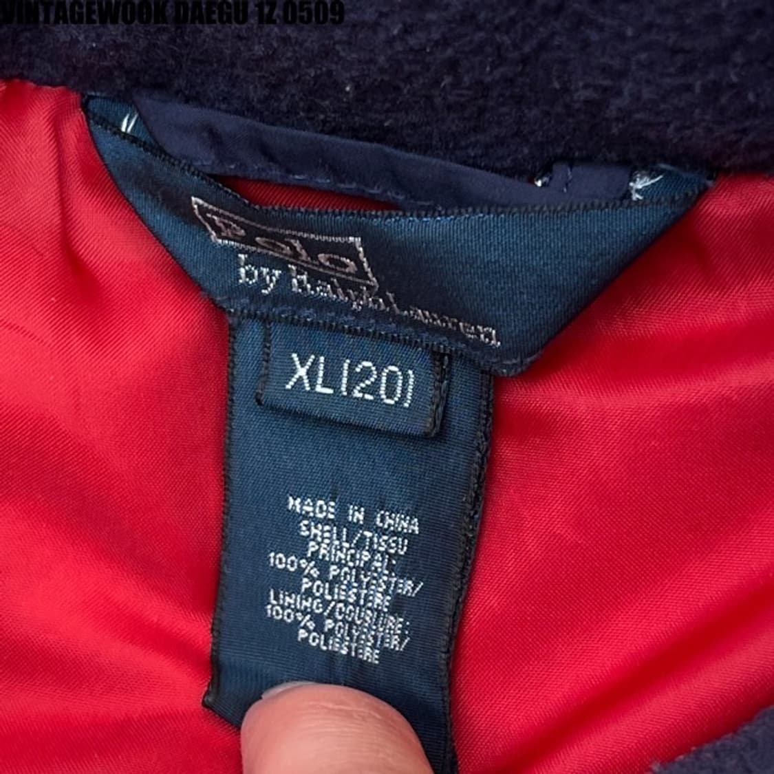 폴로 푸퍼패딩 보이즈 XL 상품이미지2