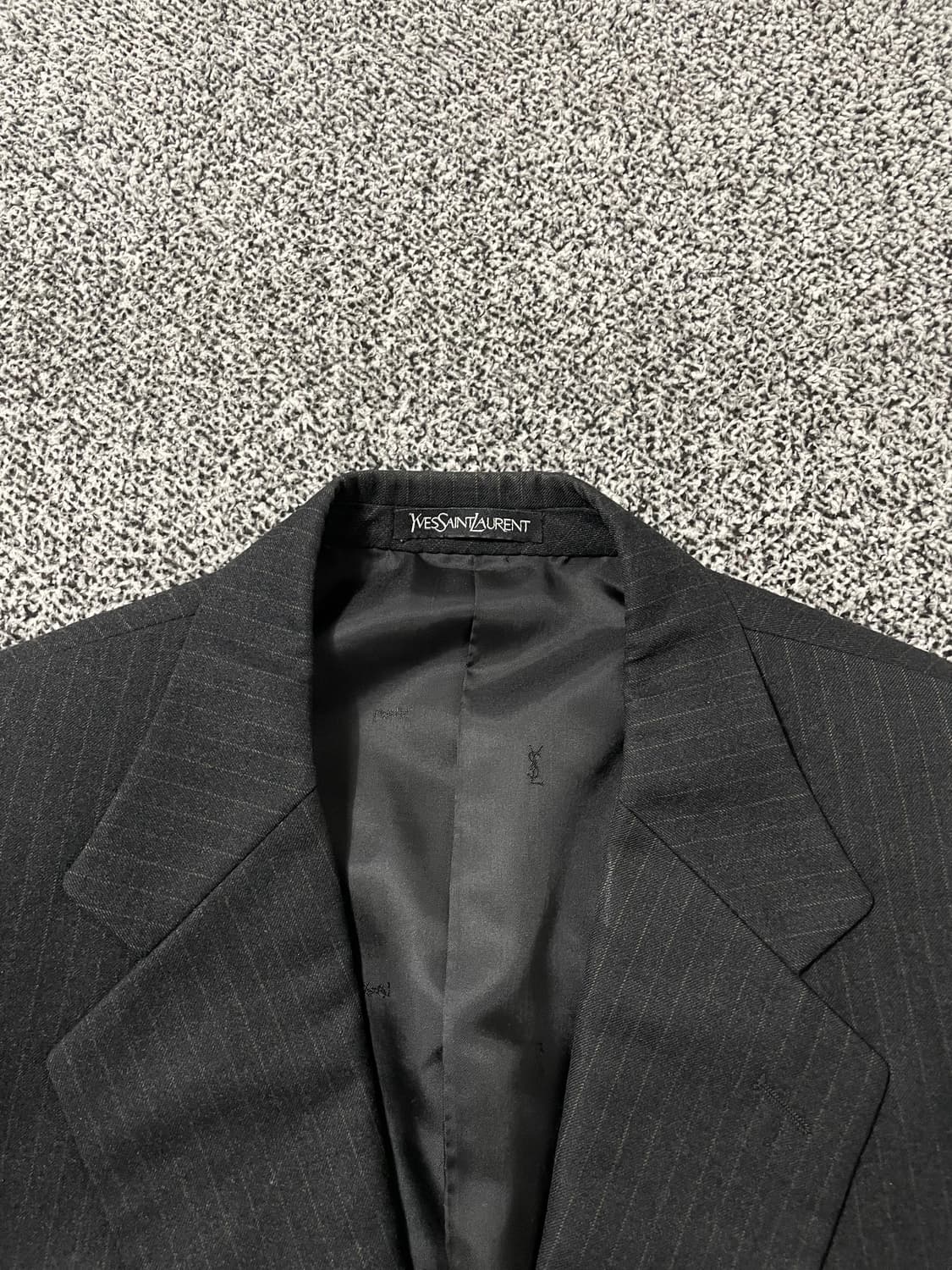 빈티지9. YSL 입생로랑 빈티지 스트라이프 정장 자켓 블레이저 상품이미지2
