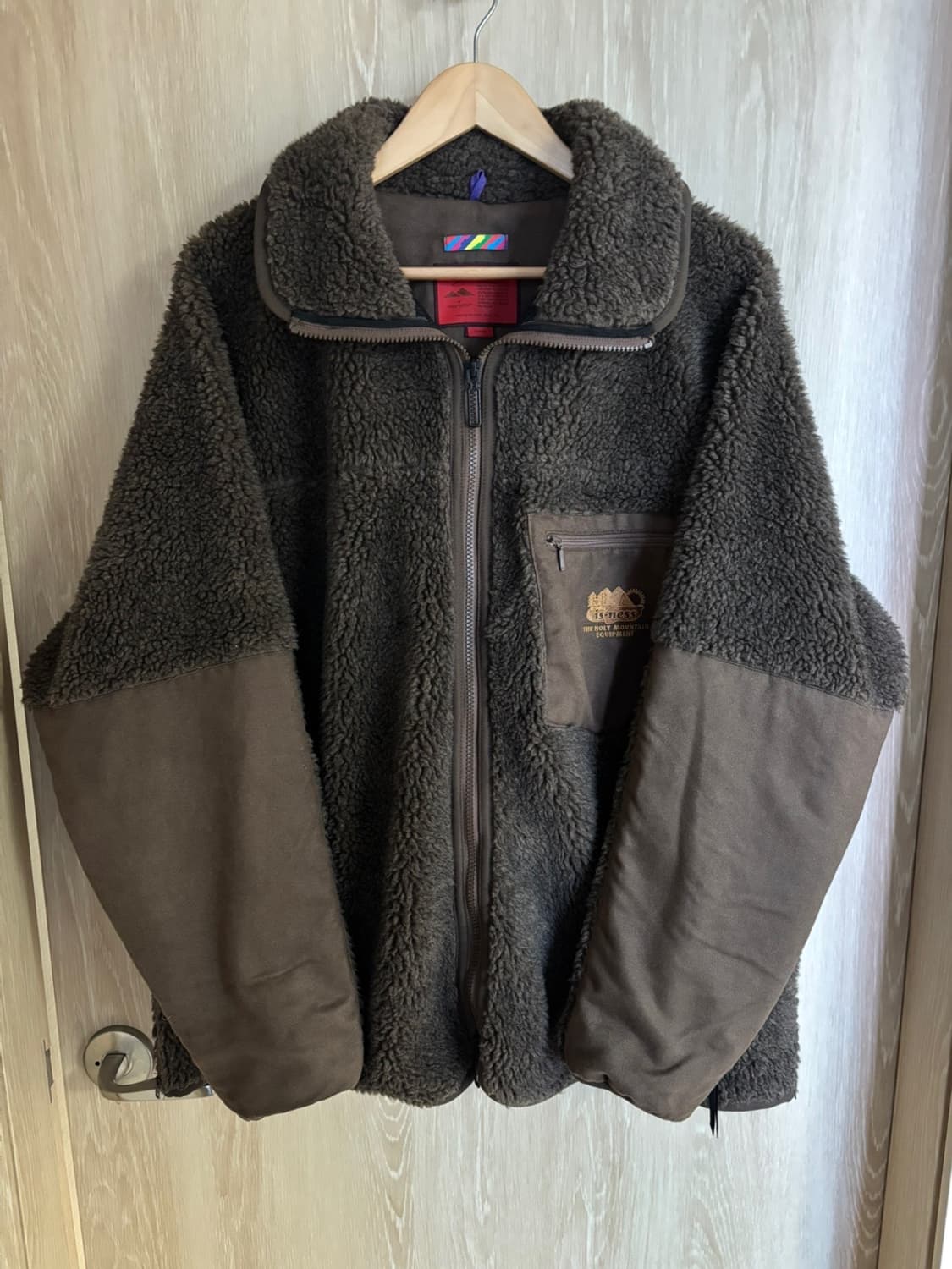 이즈네스 Is-ness 23aw THM FLEECE 자켓 브라운 L 상품이미지2