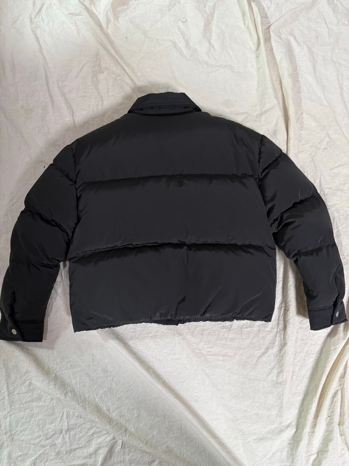 아비에무아 덕 다운 숏 재킷 블랙 상품이미지5