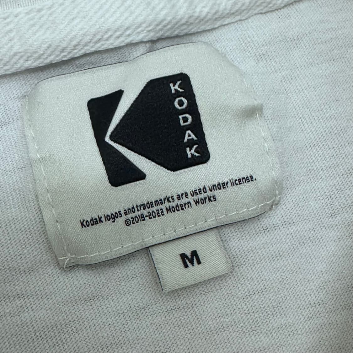 Kodak 코닥 반팔티셔츠 화이트 M 상품이미지4