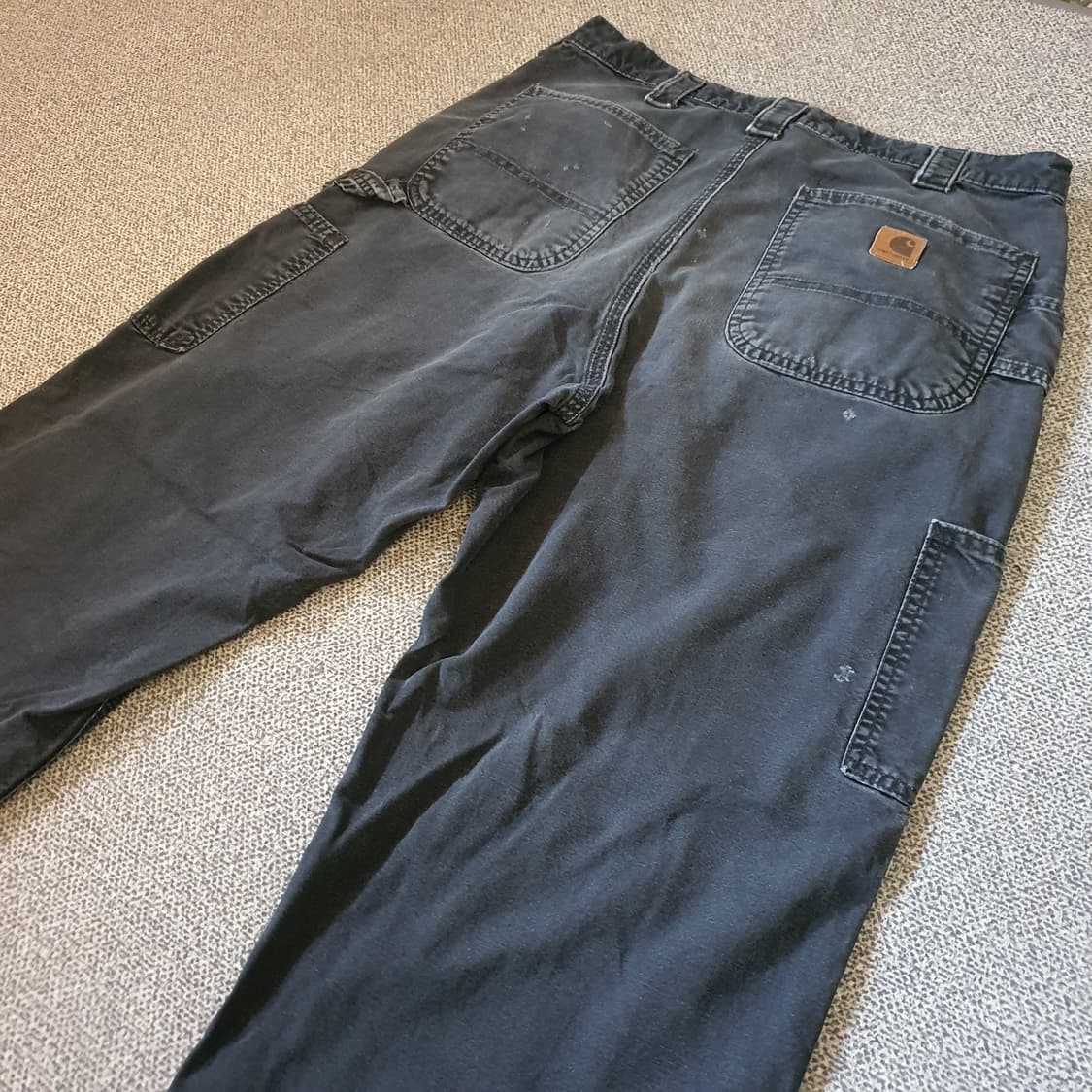칼하트 B151 BLK 캔버스 던가리 팬츠 no.93 상품이미지8