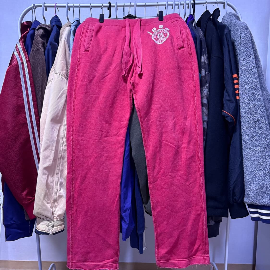 아베크롬비 분홍 트레이닝 팬츠 s 상품이미지1