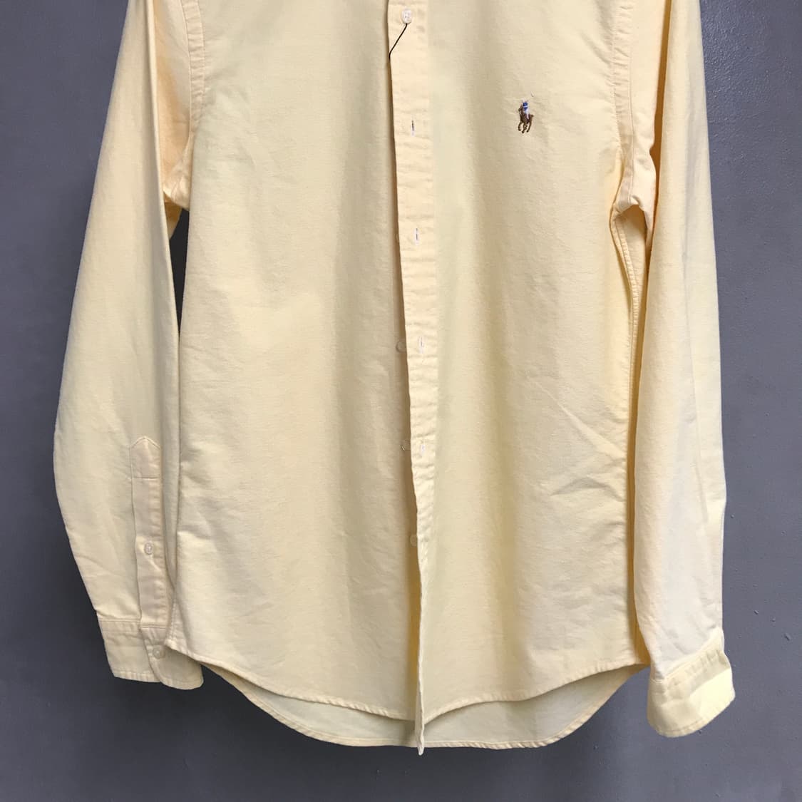 폴로 랄프로렌 옐로 셔츠 S 상품이미지3
