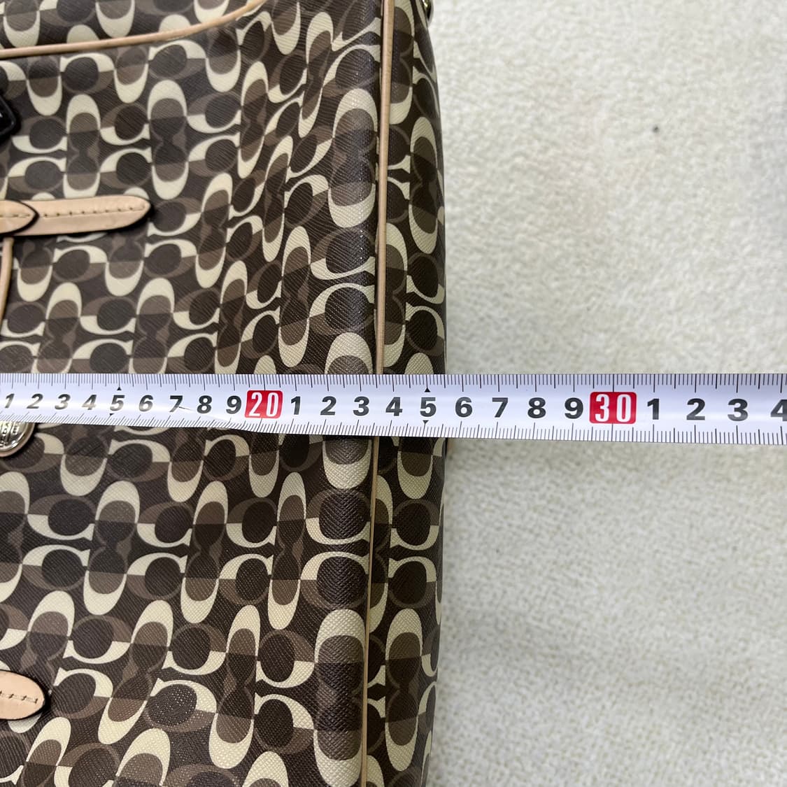 실측확인 코치 페이튼 시그니처 토트백 0409M 상품이미지6