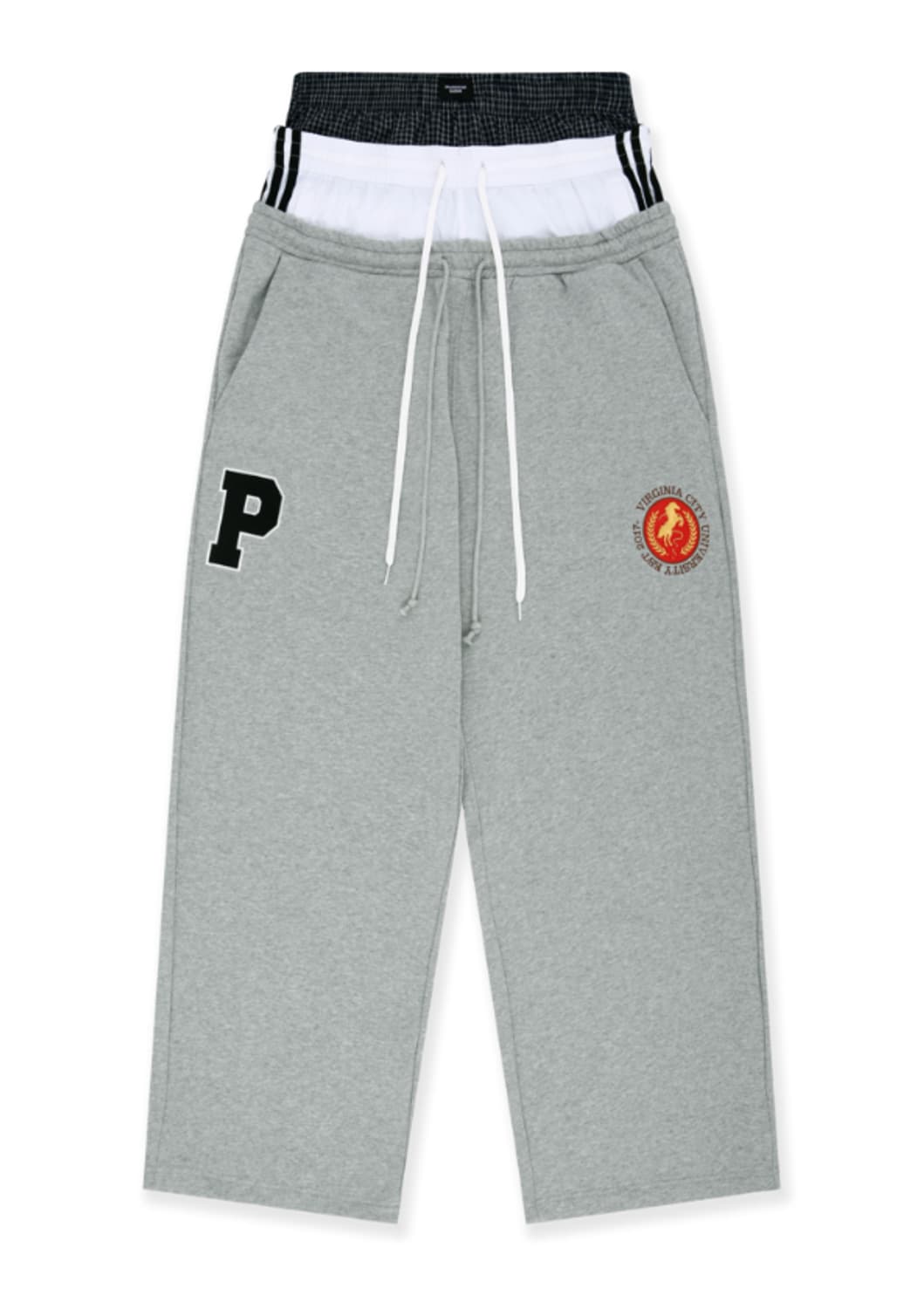 [3] 반디더핑크 X 프로토콜인덱스 3레이어드 스웻팬츠 상품이미지1