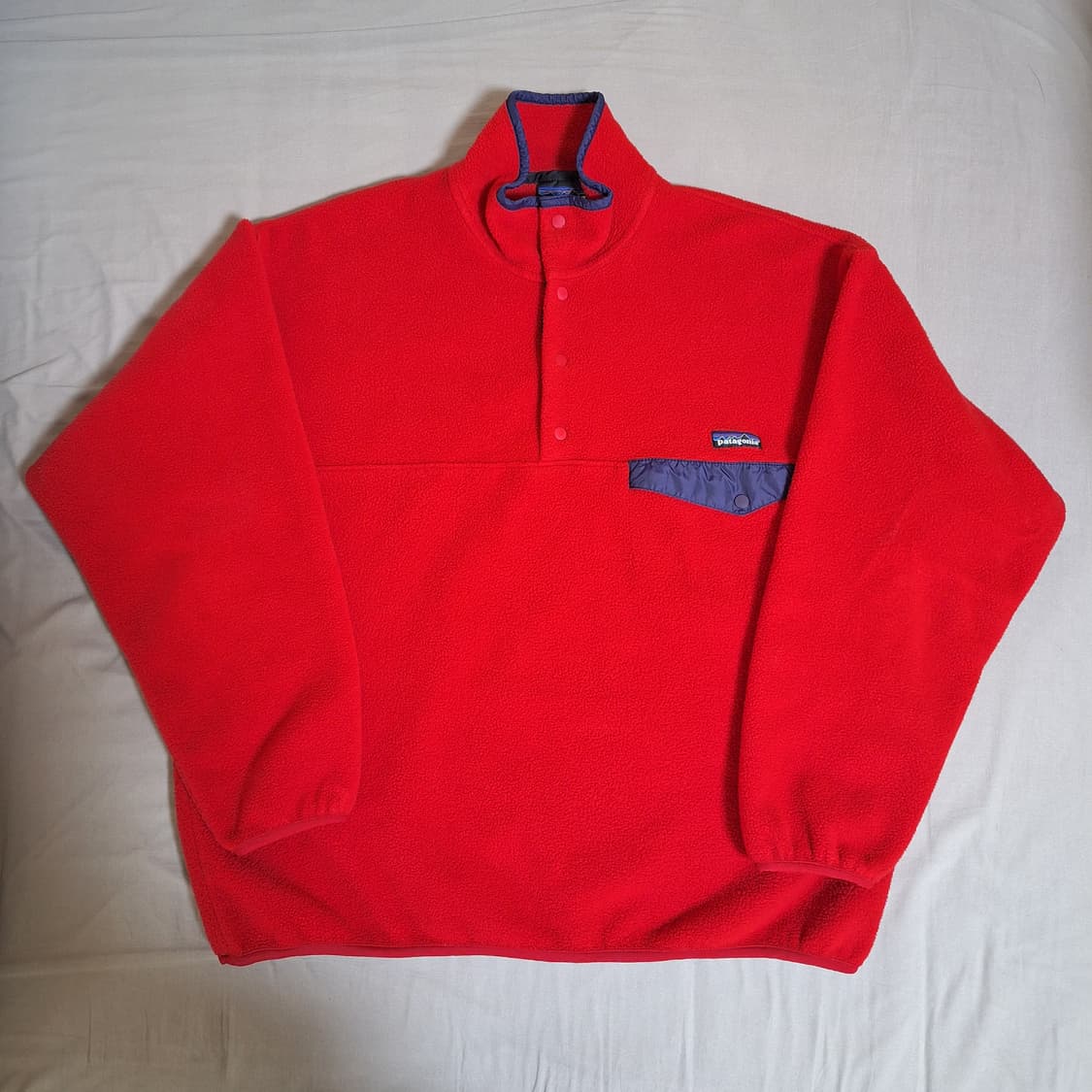 90s 파타고니아 신칠라 스탭티 레드 XL 상품이미지1