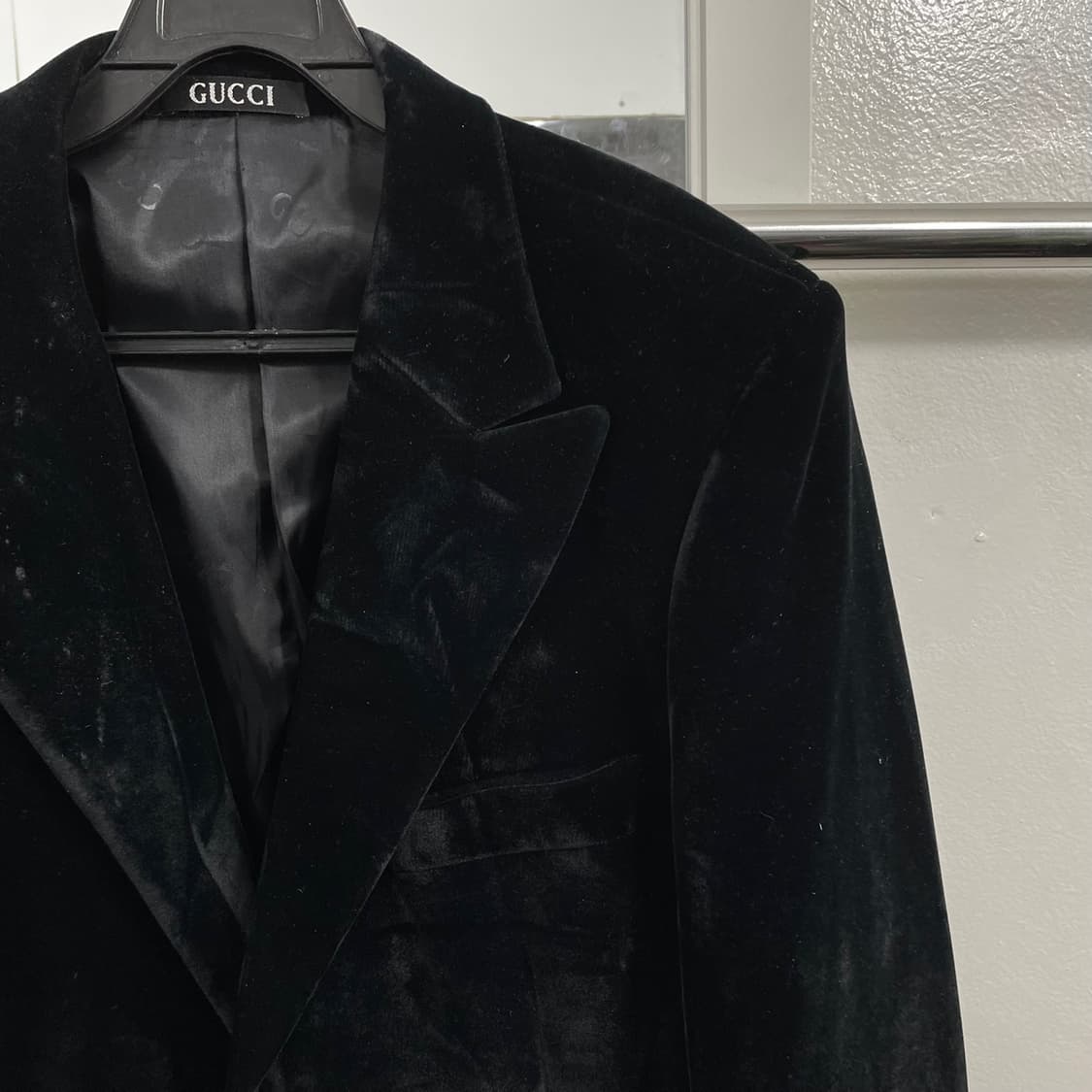 구찌 벨벳 울 블레이져 S 상품이미지3