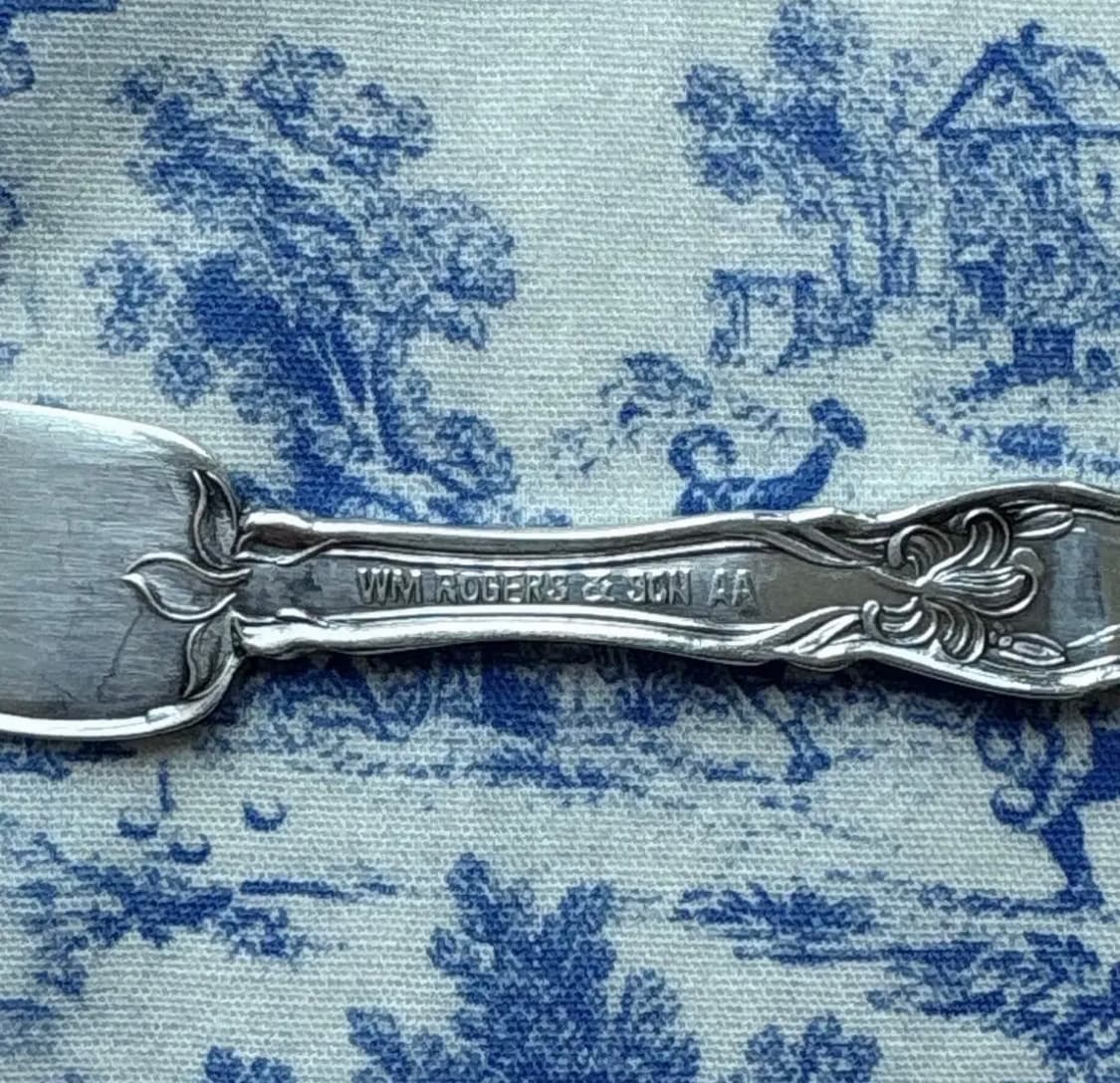 1908 wm. rogers & son 실버플레이트 버터나이프 상품이미지6