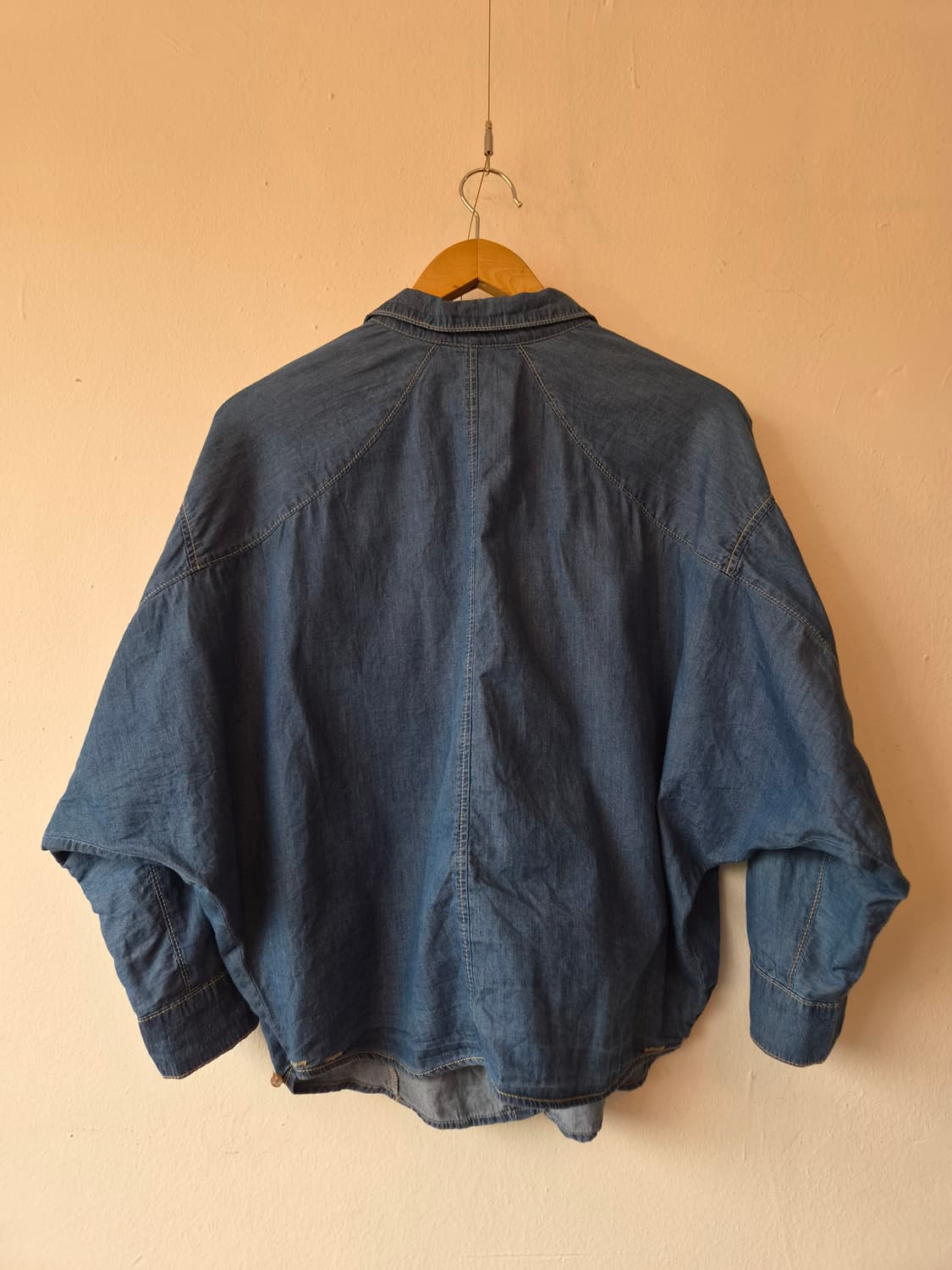 스데이아일랜드 여성 가오리핏인디고데님셔츠자켓 85S사이즈 상품이미지3