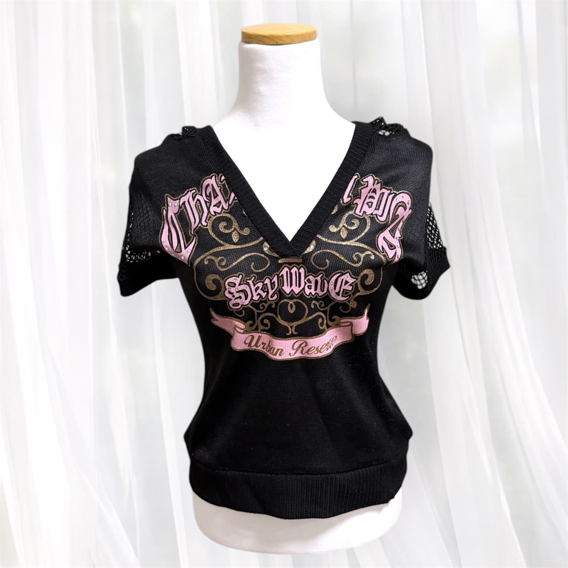 히메갸루 프린팅 큐빅 반팔 상품이미지1