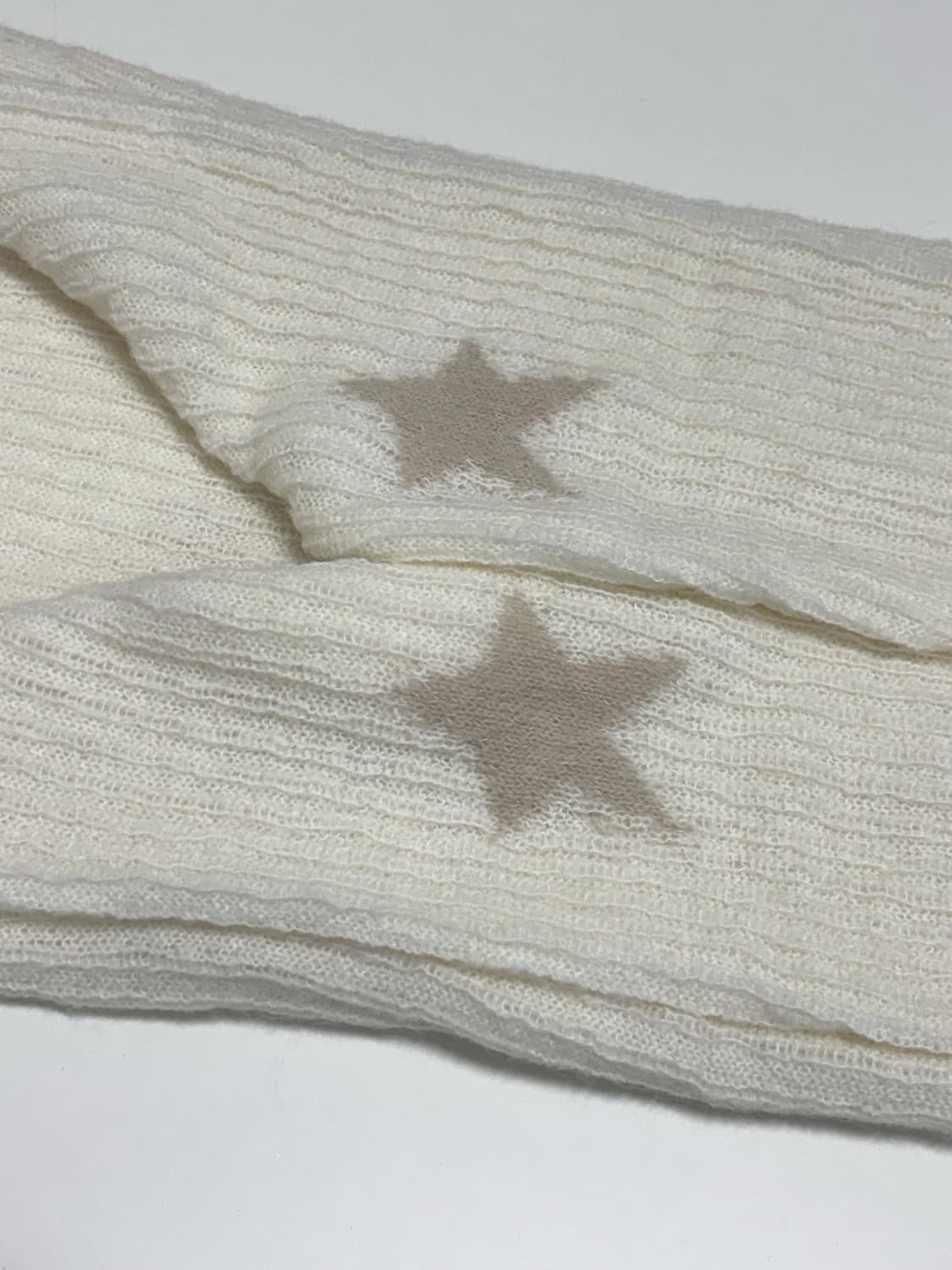 aeae 스타 니트 SHEER APPLIQUE KNIT [IVORY] 상품이미지6