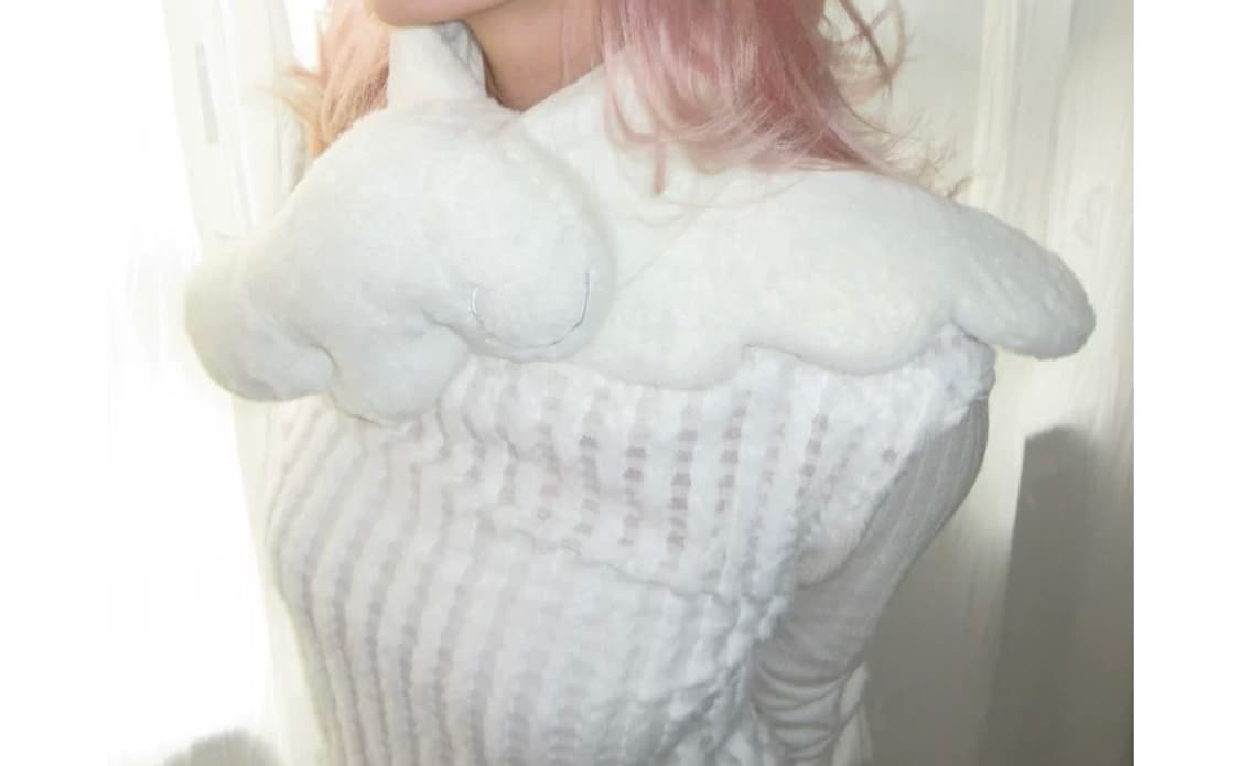 묘랑 angel&hug wing muffler 날개 머플러 상품이미지1