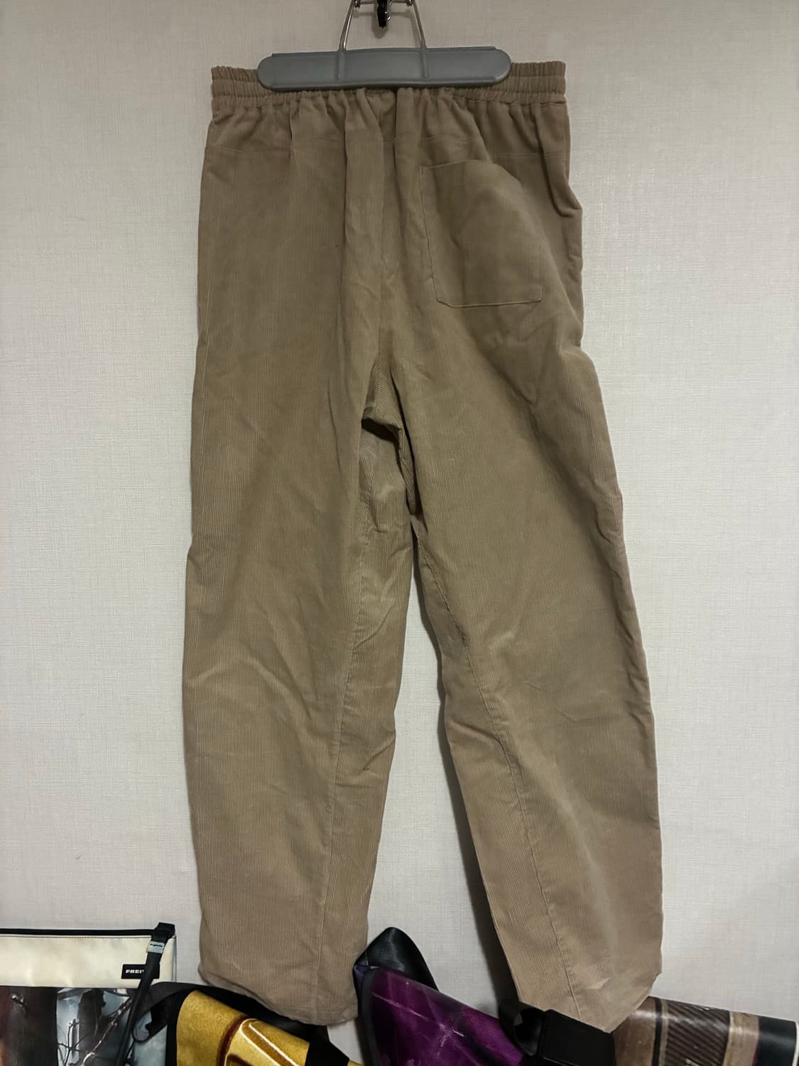 마뗑킴 코듀로이 밴딩 팬츠 베이지 L 상품이미지4