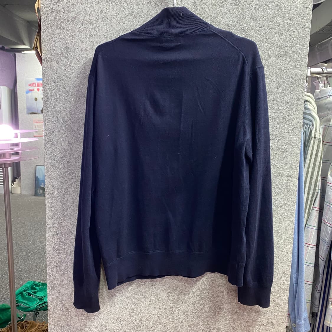 폴로 랄프로렌 네이비 하프집업 니트 B4302 상품이미지4