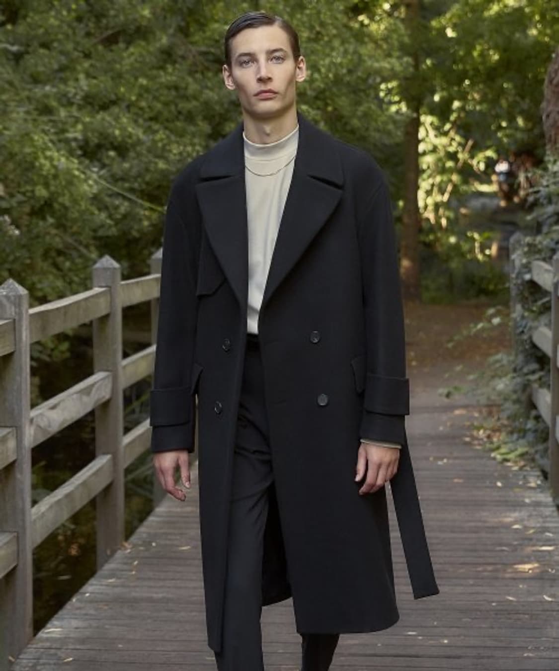 벨리에 오버핏 더블 코트 상품이미지1