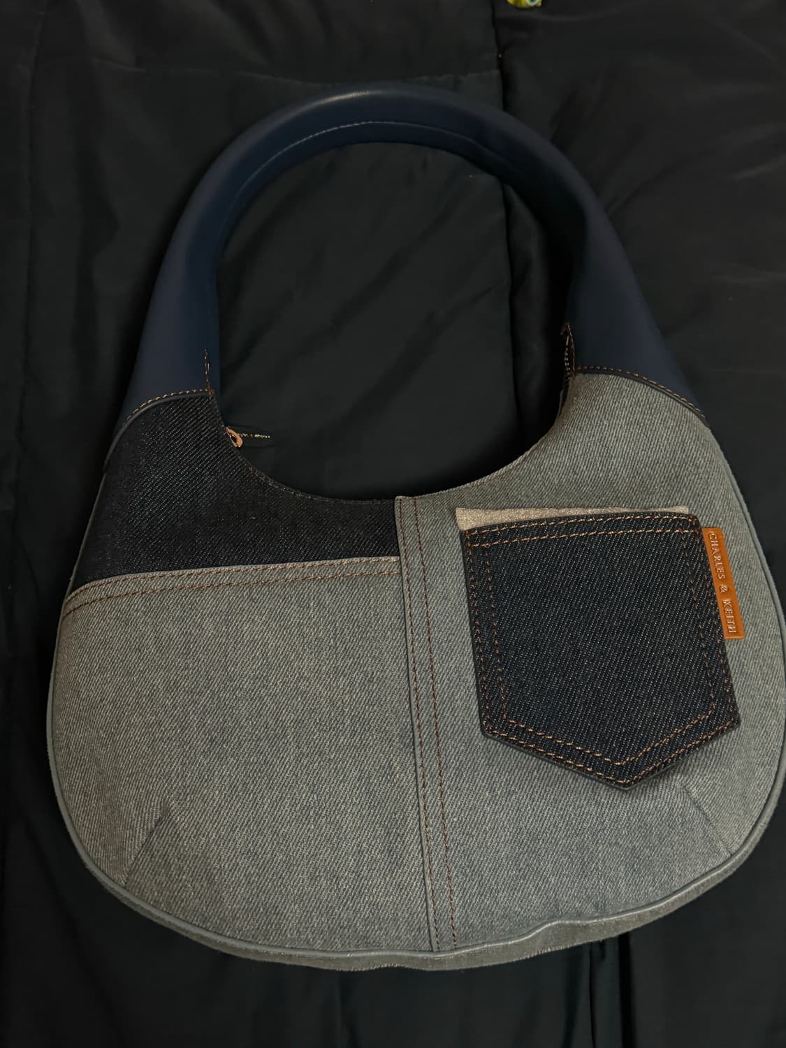 찰스앤키스 데님 숄더백 상품이미지2