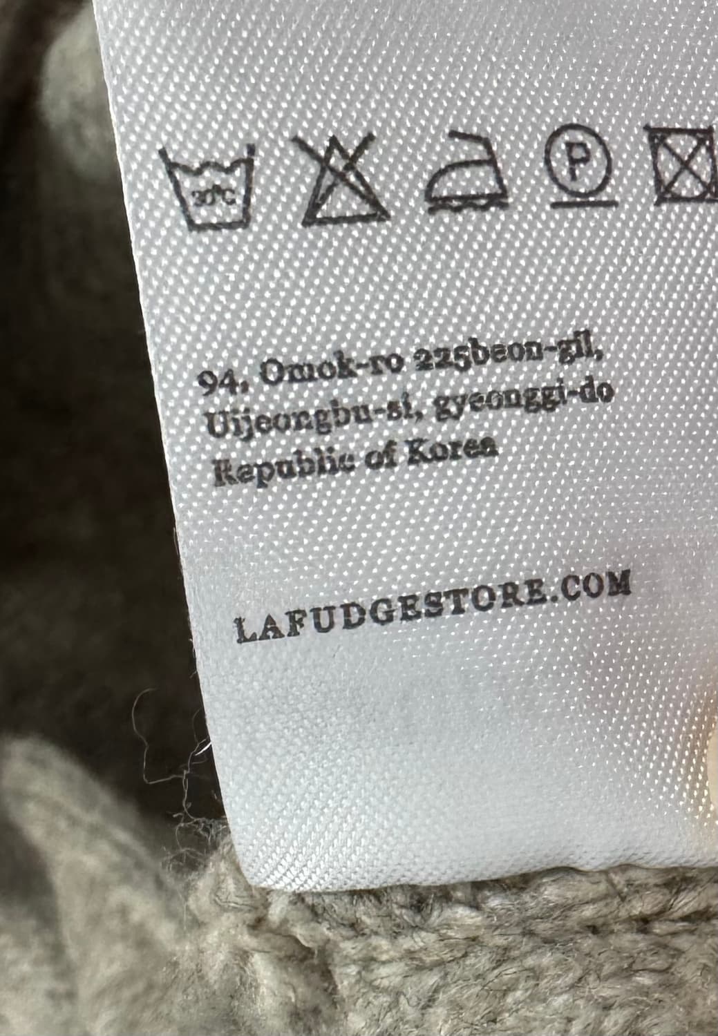 [새상품] 라퍼지스토어 울 니트 후드집업 상품이미지10