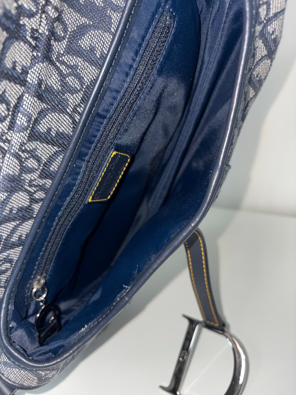 디올 오블리크 새들백 은장 빈티지 상품이미지8