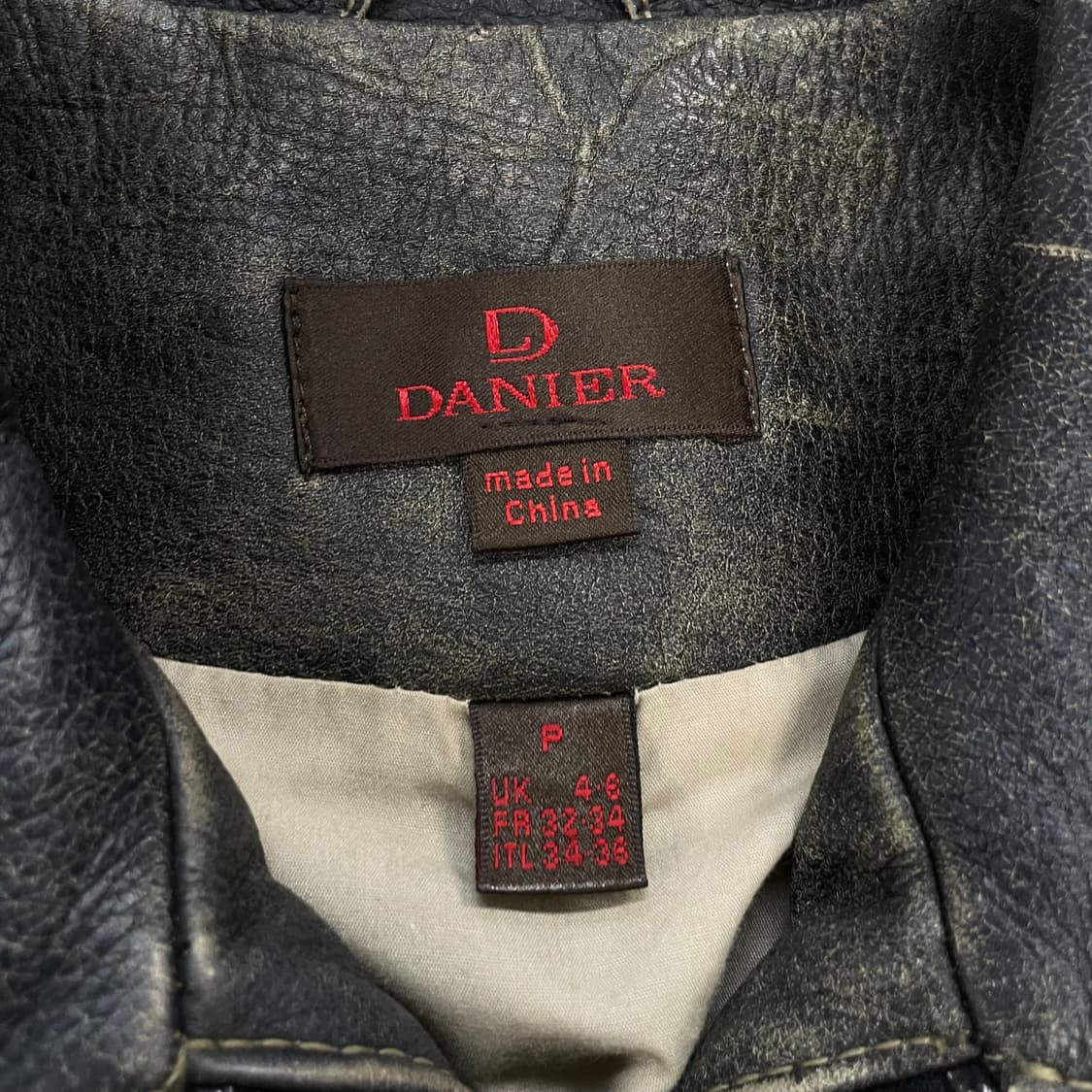 Danier 우먼스 빈티지 워싱 가죽 자켓 상품이미지3