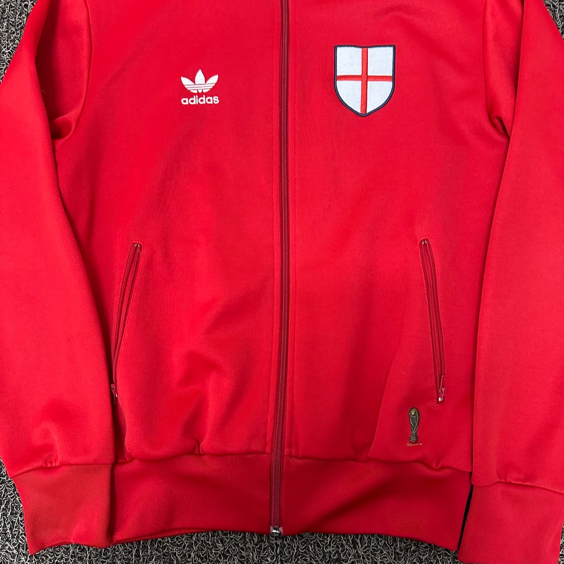 아디다스 잉글랜드 국대 트랙탑 져지 집업 레드 S 상품이미지3