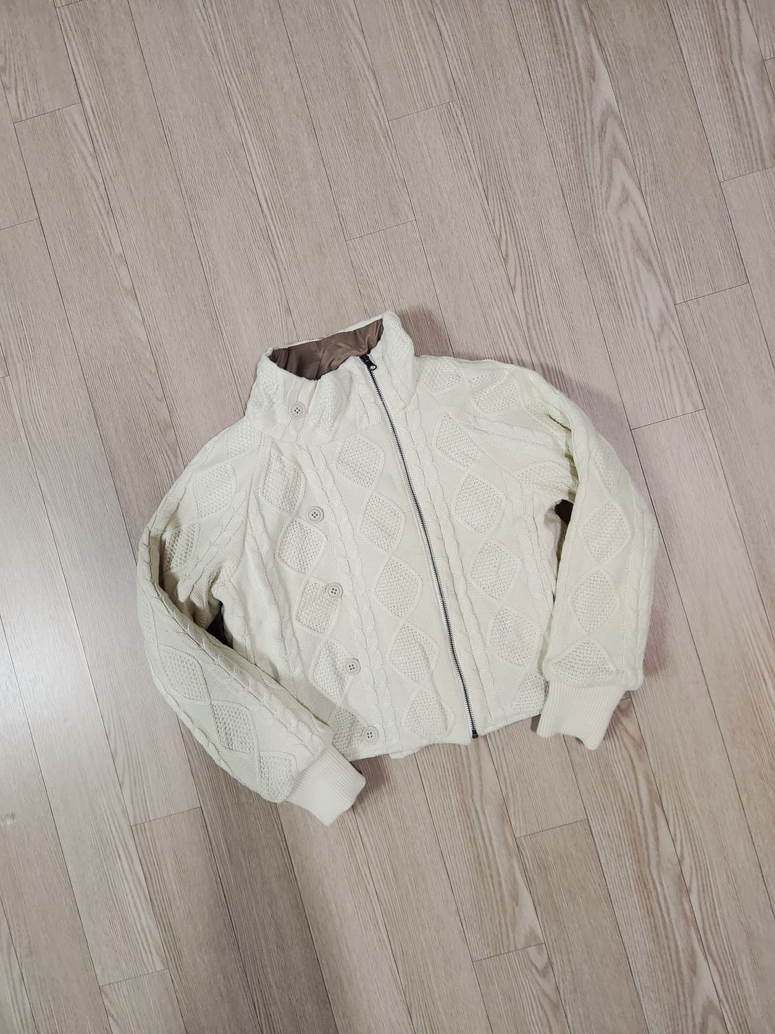 빔즈 하트 리버시블 숏 더블 재킷 상품이미지5