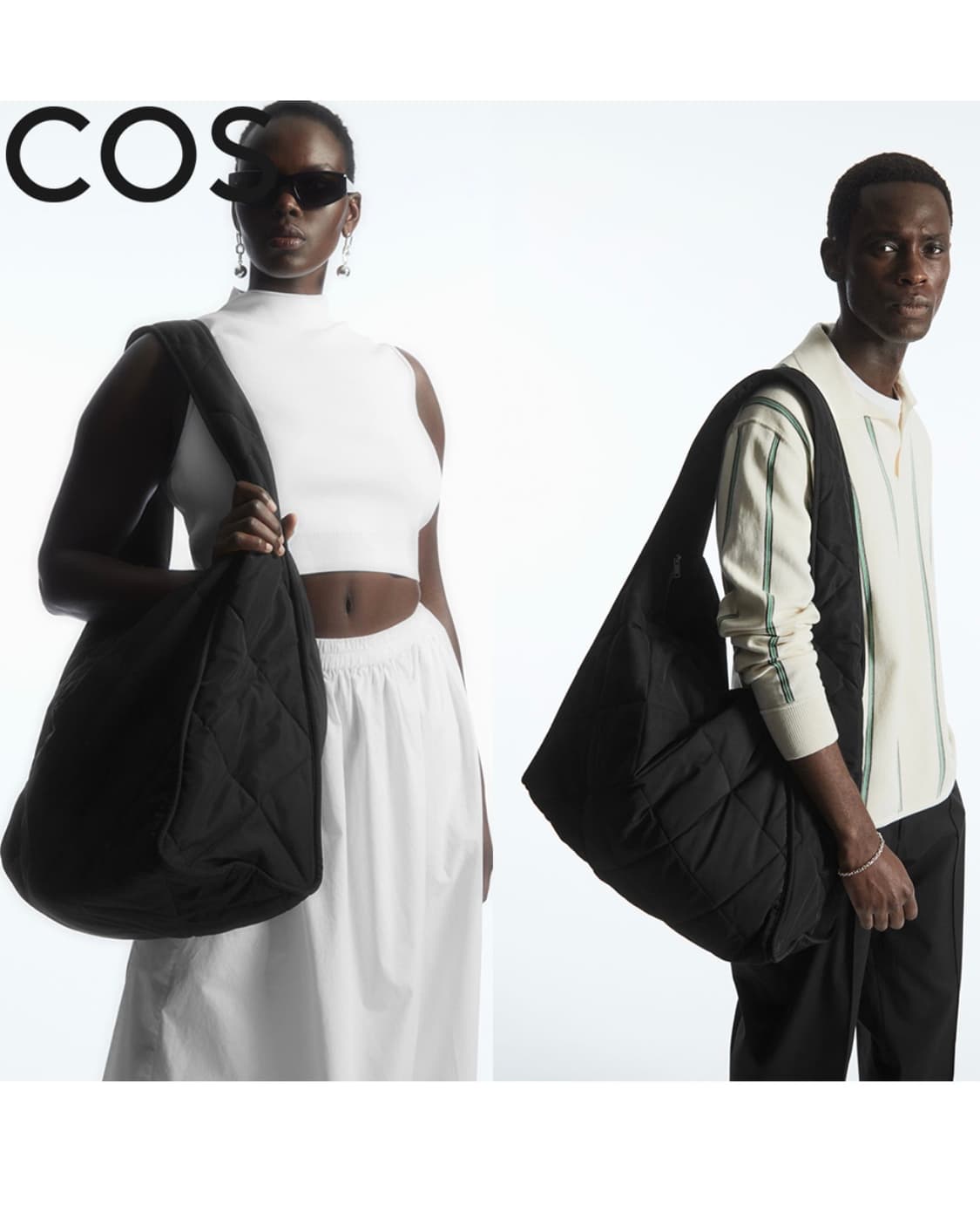 👜cos오버사이즈 퀼팅 숄더백 상품이미지1