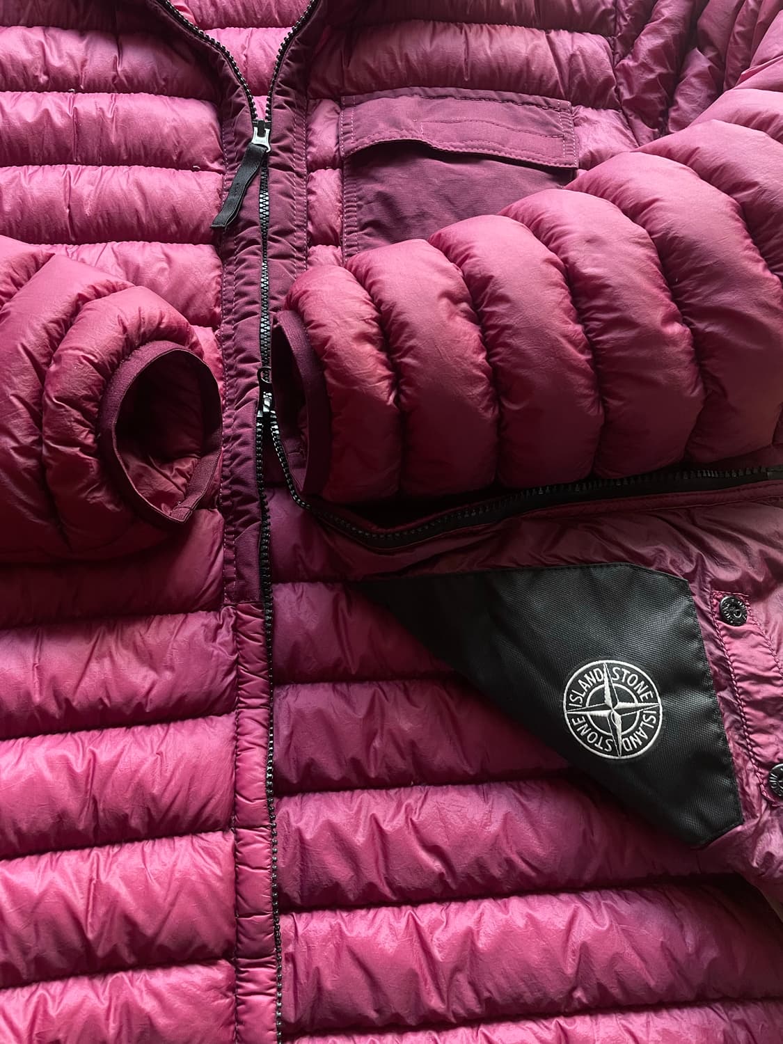 스톤아일랜드 가먼트 다이드 마이크로 얀 다운자켓 상품이미지4