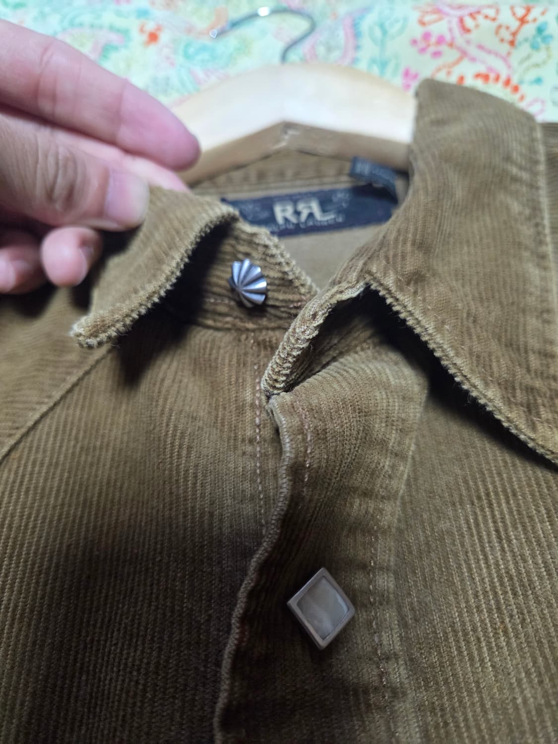 더블알엘 코듀로이 웨스턴 셔츠 M 상품이미지2