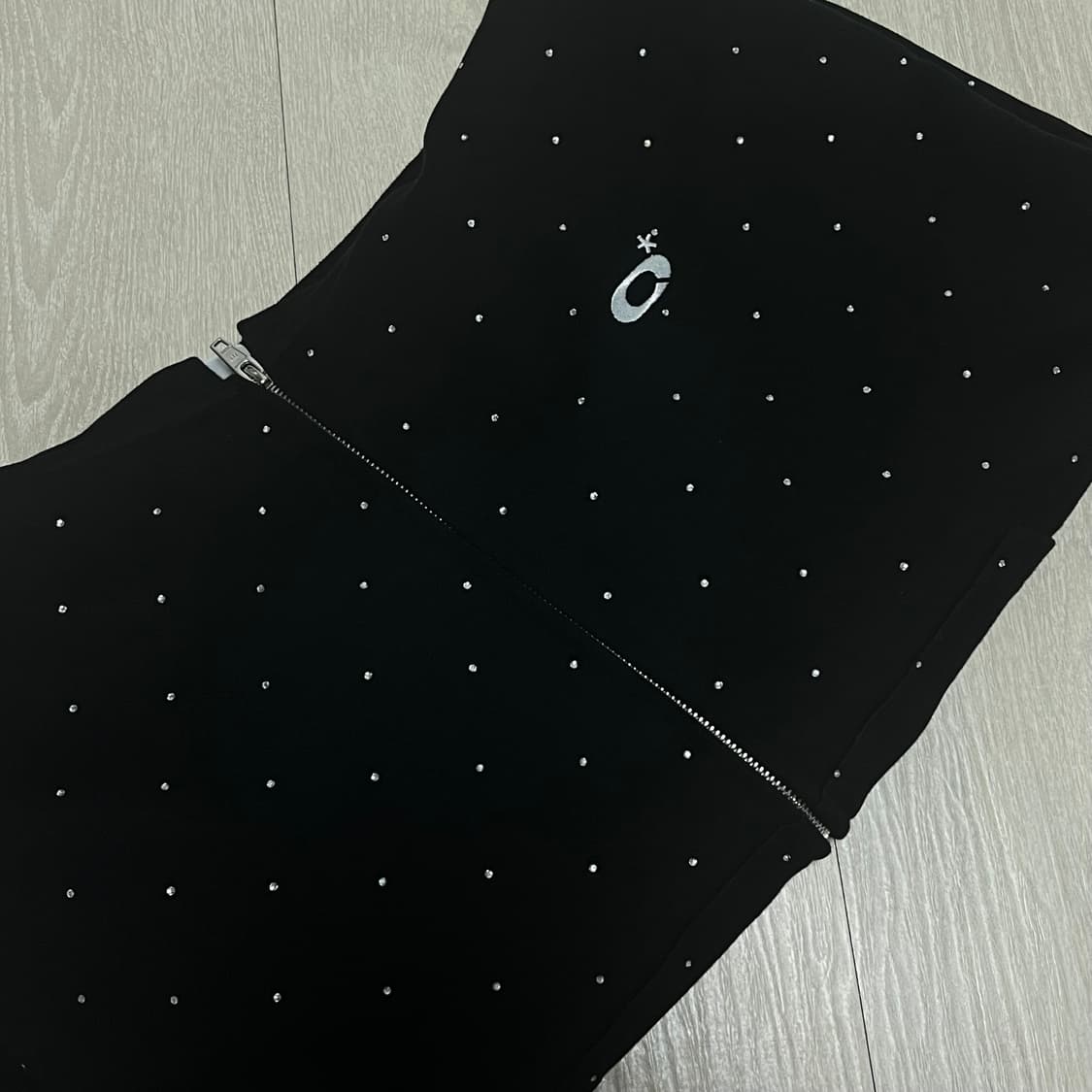 오와이 crystal dot hoodie zip up 상품이미지8