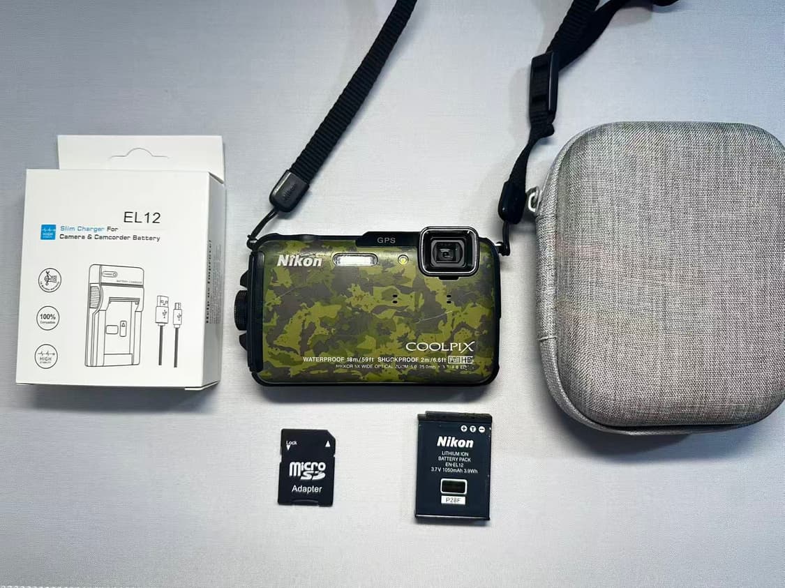 니콘 쿨픽스 aw110(aw100)카모 디카가 상품이미지8