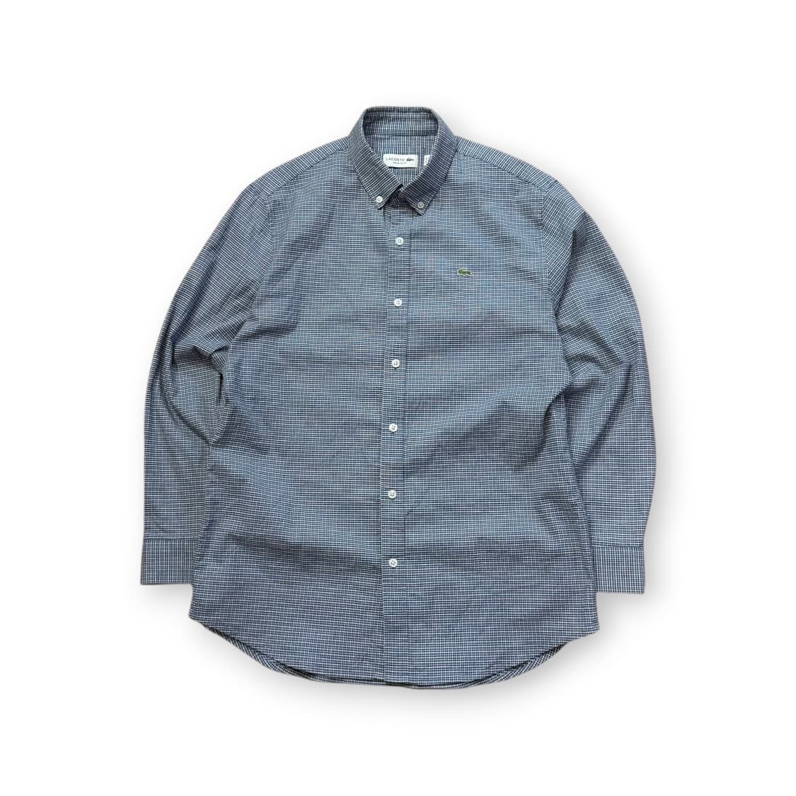 라코스테 긴팔 포플린 체크 셔츠 상품이미지1