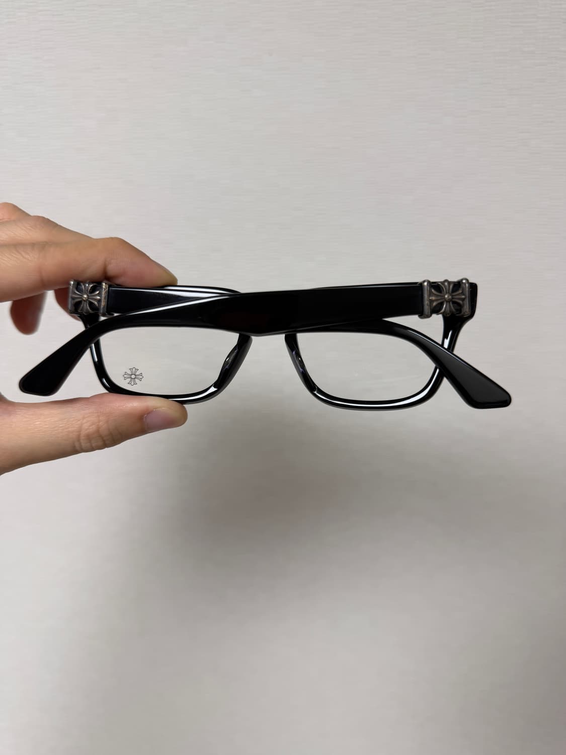 크롬하츠 뿔테 안경 easy 블랙 실버 새상품 (단종 레어) 상품이미지4