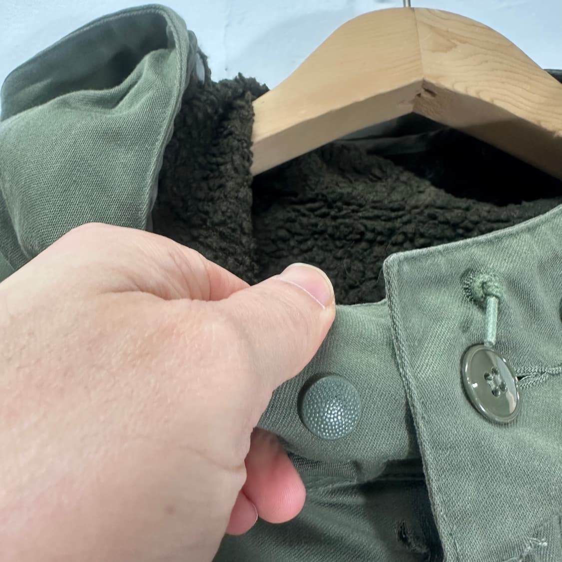 L 양털내피 후드 밀리터리 스웨덴 야상자켓 상품이미지4