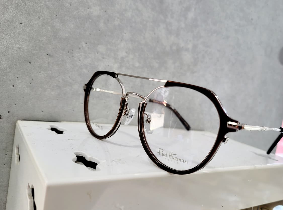 PHF-5259A 폴휴먼 안경(실버브라운콤비) 상품이미지1