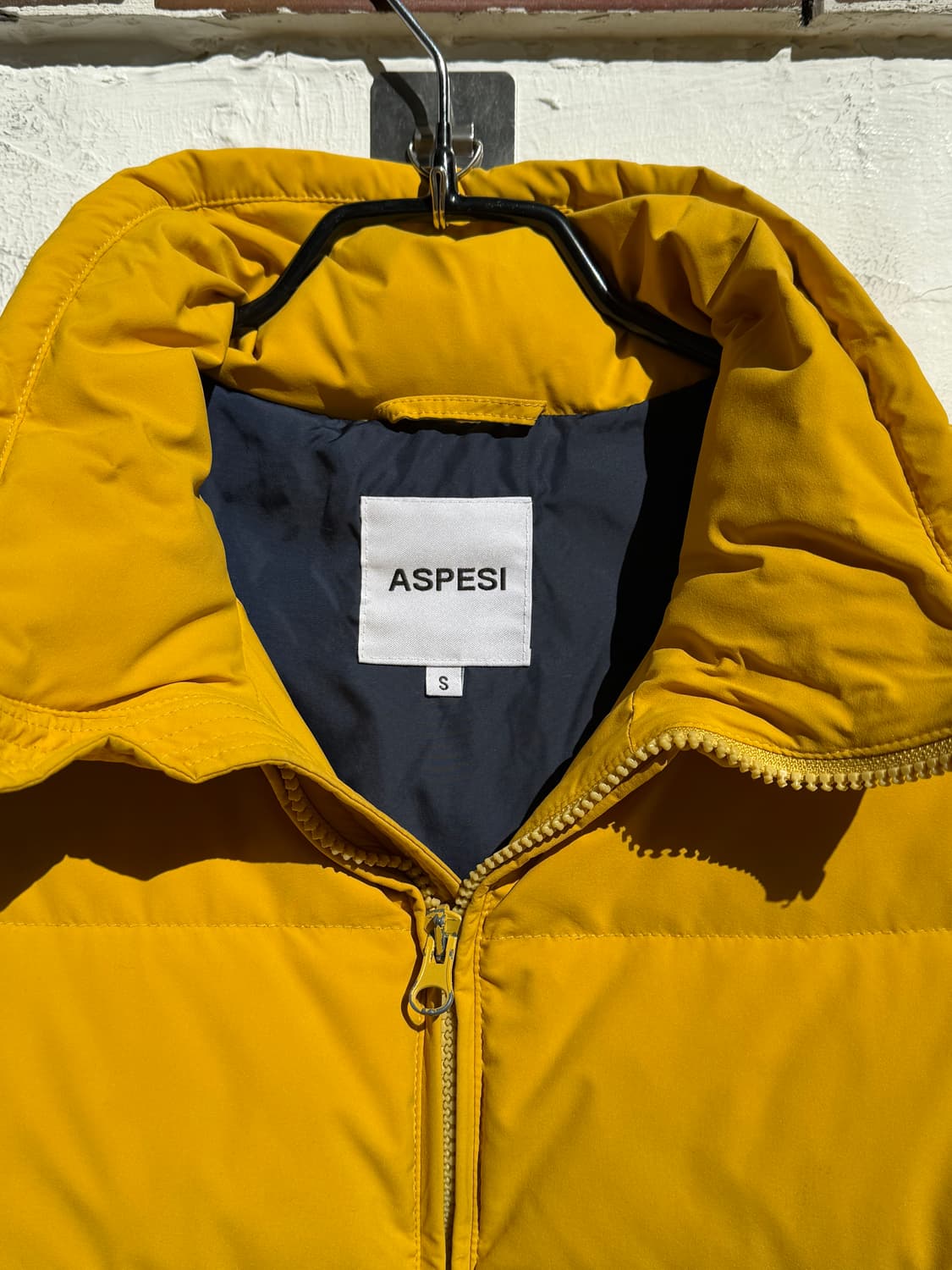 Aspesi 구스 다운 옐로우 패딩 점퍼 S 상품이미지2