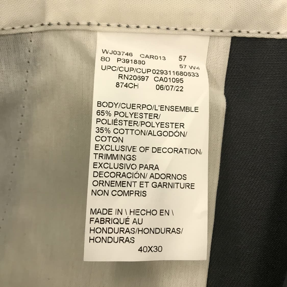 디키즈 874 오리지널 치노팬츠 새상품 [40x30] 상품이미지5