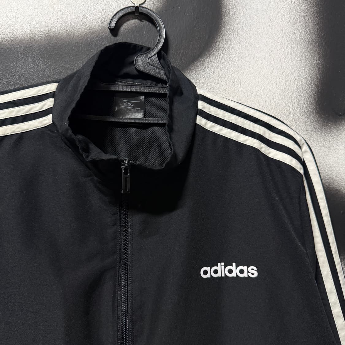 아디다스 빅사이즈 삼각 로고 매쉬 안감 윈드브레이커 자켓 상품이미지3